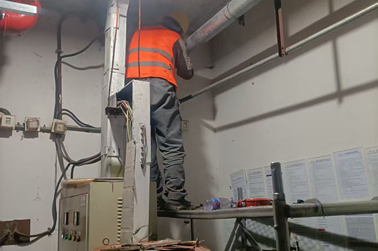 大厦消防设施进行升级改造